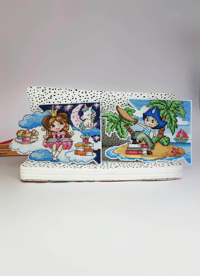 T-82C Counted cross stitch kit Bookmark "Fantasy world. Boy"