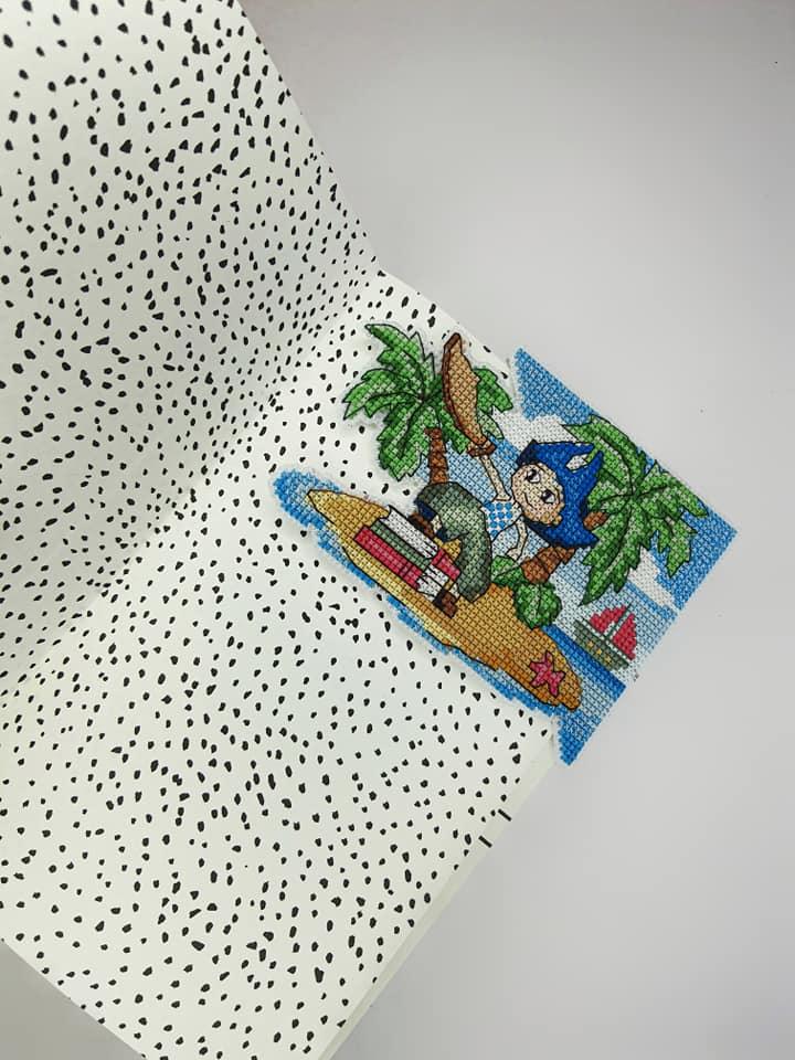 T-82C Counted cross stitch kit Bookmark "Fantasy world. Boy"