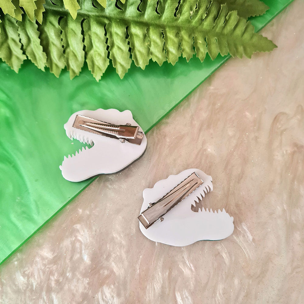 T Rex Dinosaur Brooch Set by Cherryloco Jewellery 6