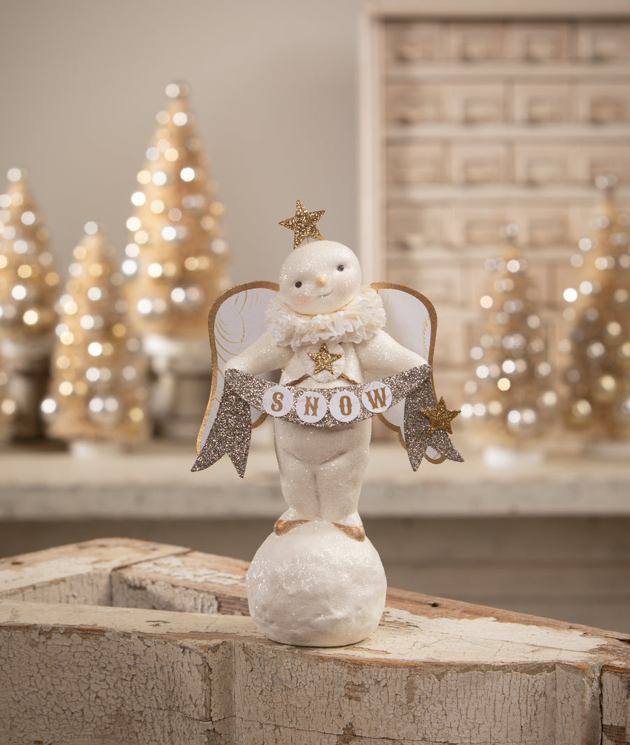 Snow Angel on Snowball by Bethany Lowe Designs, christmas decor