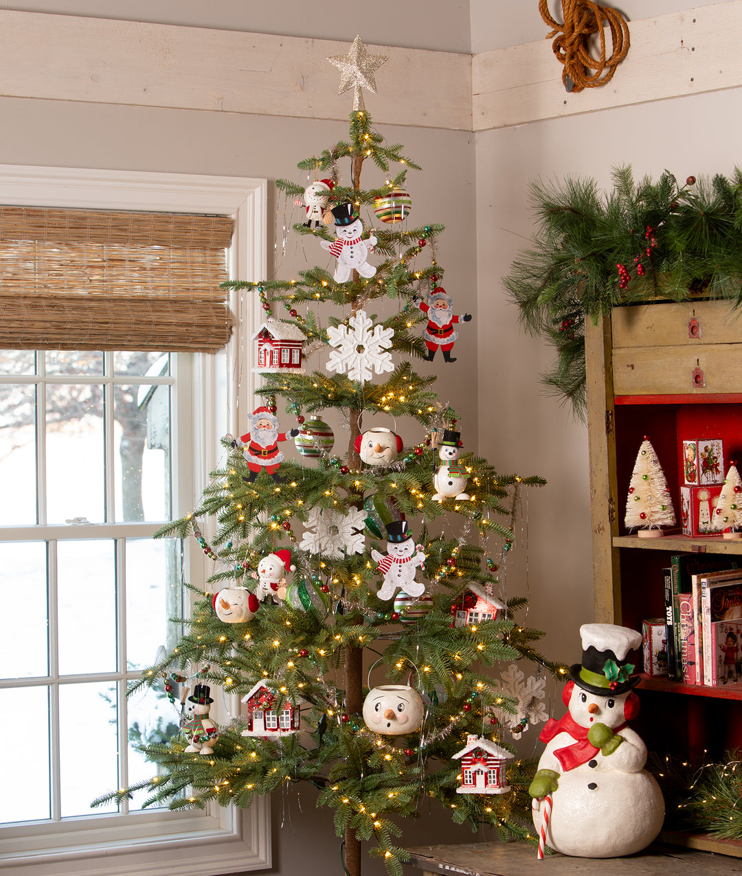 Polka Dot Tin House Ornament by Bethany Lowe Designs, image 5