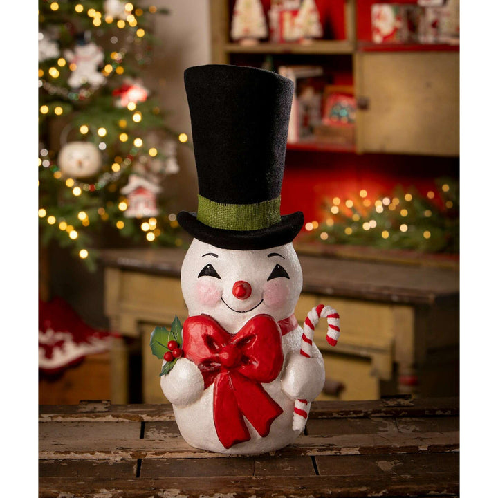 Tall Hat Jolly Snowman by Bethany Lowe Designs, christmas decor
