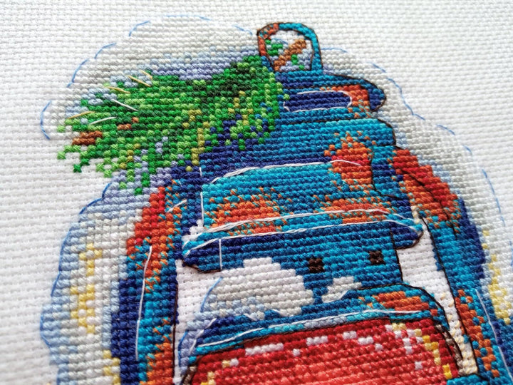 Tangerine Aroma SNV-757 Counted Cross Stitch Kit