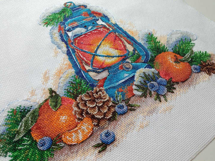 Tangerine Aroma SNV-757 Counted Cross Stitch Kit