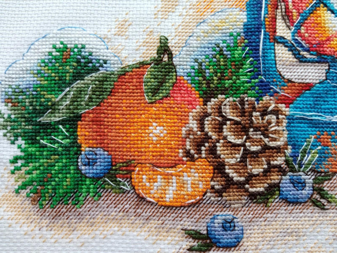 Tangerine Aroma SNV-757 Counted Cross Stitch Kit