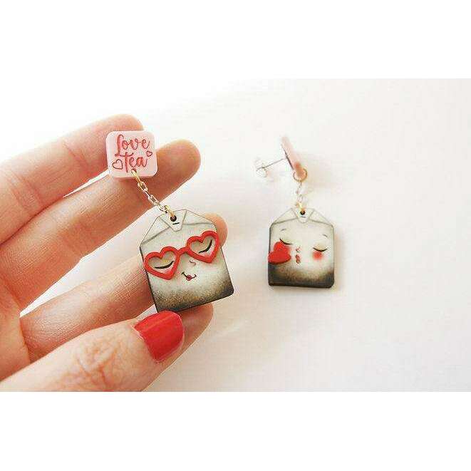 Tea of Love Earrings by LaliBlue - Quirks!