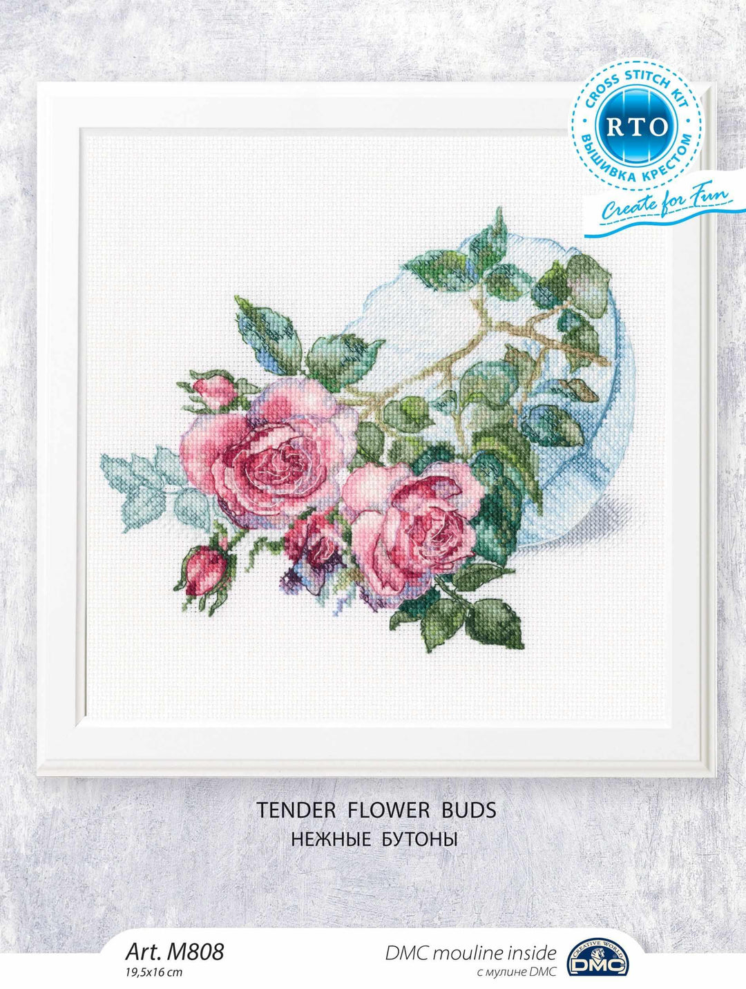Tender flower buds M808 Counted Cross Stitch Kit