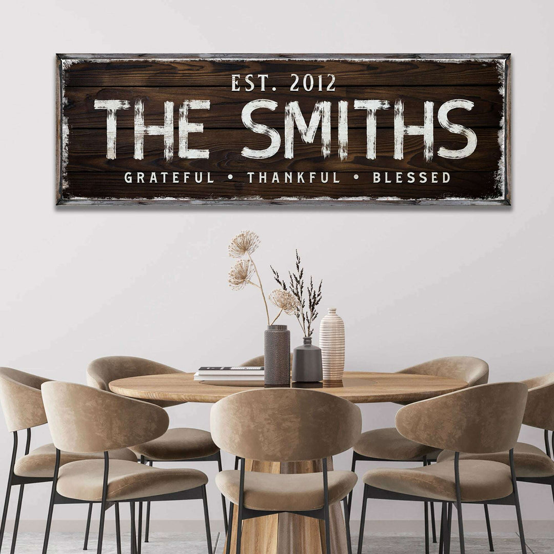 Thanksgiving Family Sign II