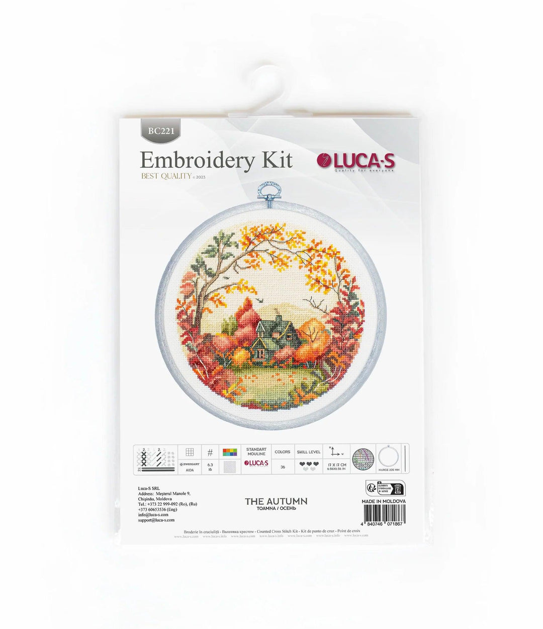 The Autumn BC221L Counted Cross-Stitch Kit