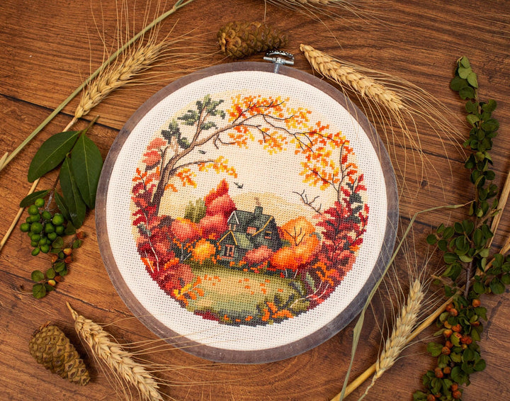The Autumn BC221L Counted Cross-Stitch Kit