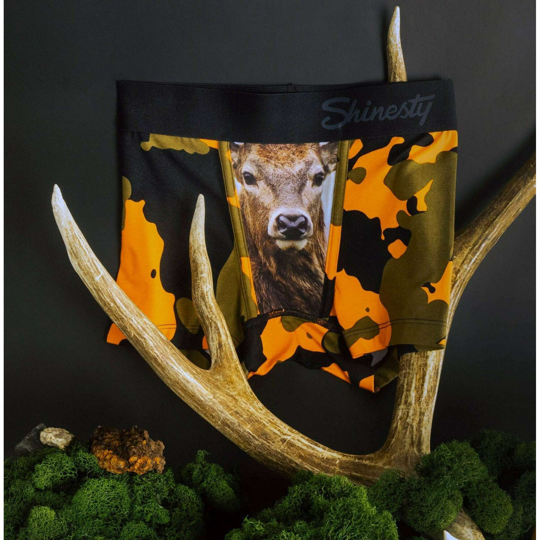The Bambi Bunchers | Camo Deer Boy's Boxer Briefs