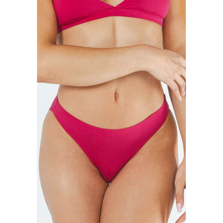 The Begonia | Hot Pink Tonal Modal Bikini Underwear