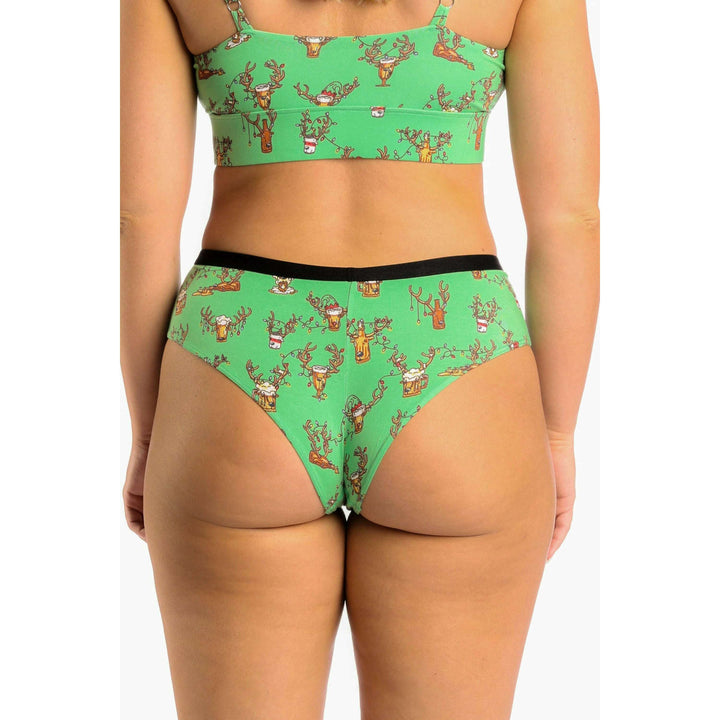The Blitzened | Reindeer Beer Cheeky Underwear