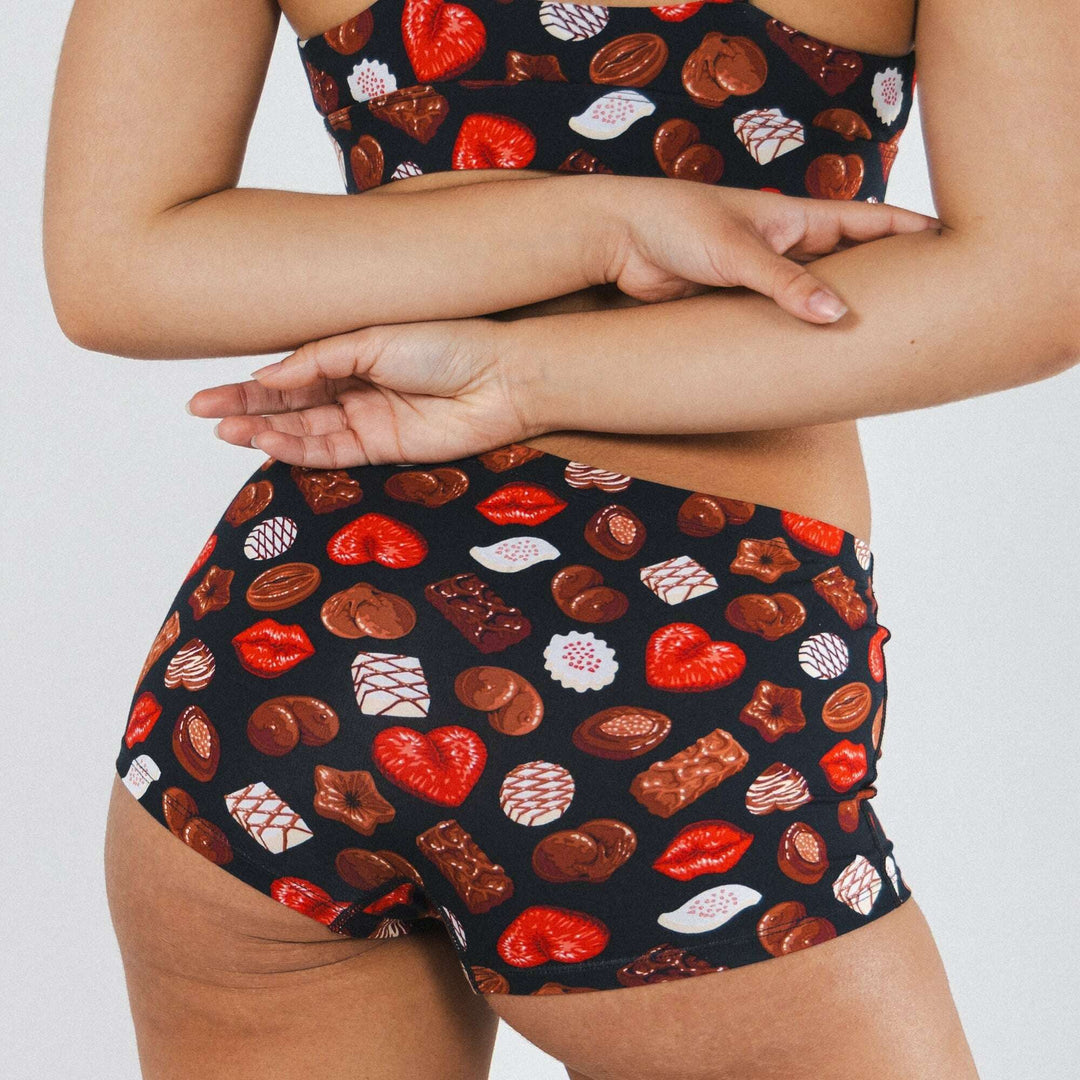 The Bonbons | Naughty Chocolates Modal Boyshort Underwear