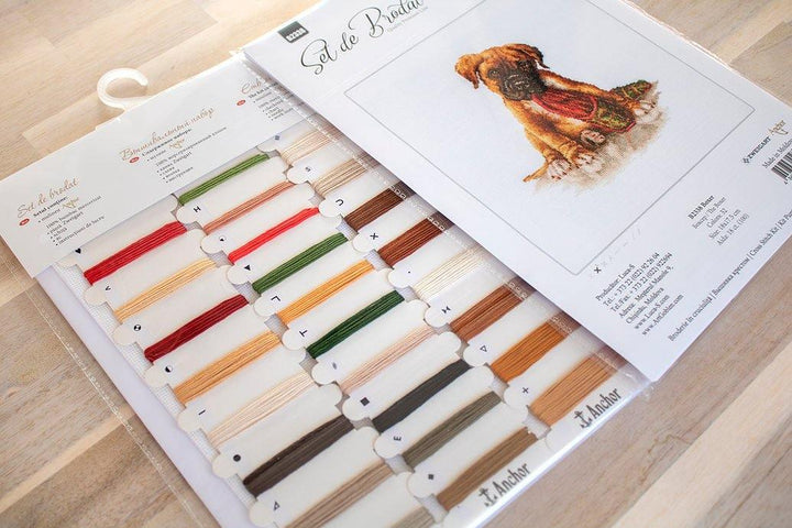 The Boxer B2338L Counted Cross-Stitch Kit