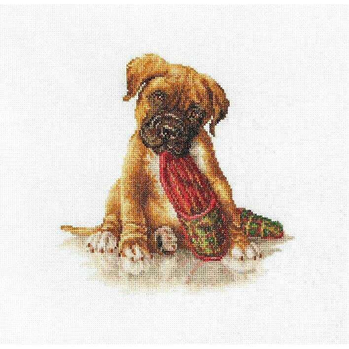 The Boxer B2338L Counted Cross-Stitch Kit