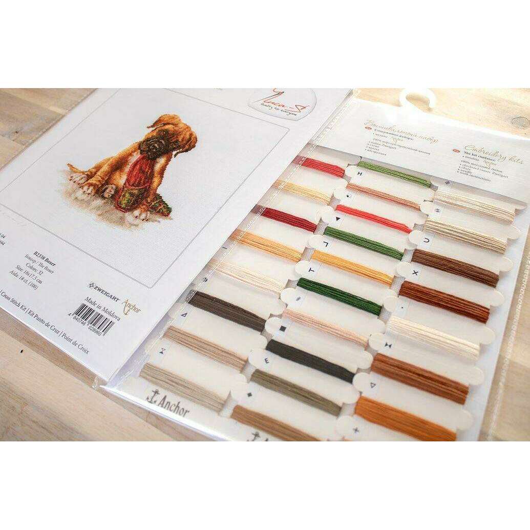 The Boxer B2338L Counted Cross-Stitch Kit