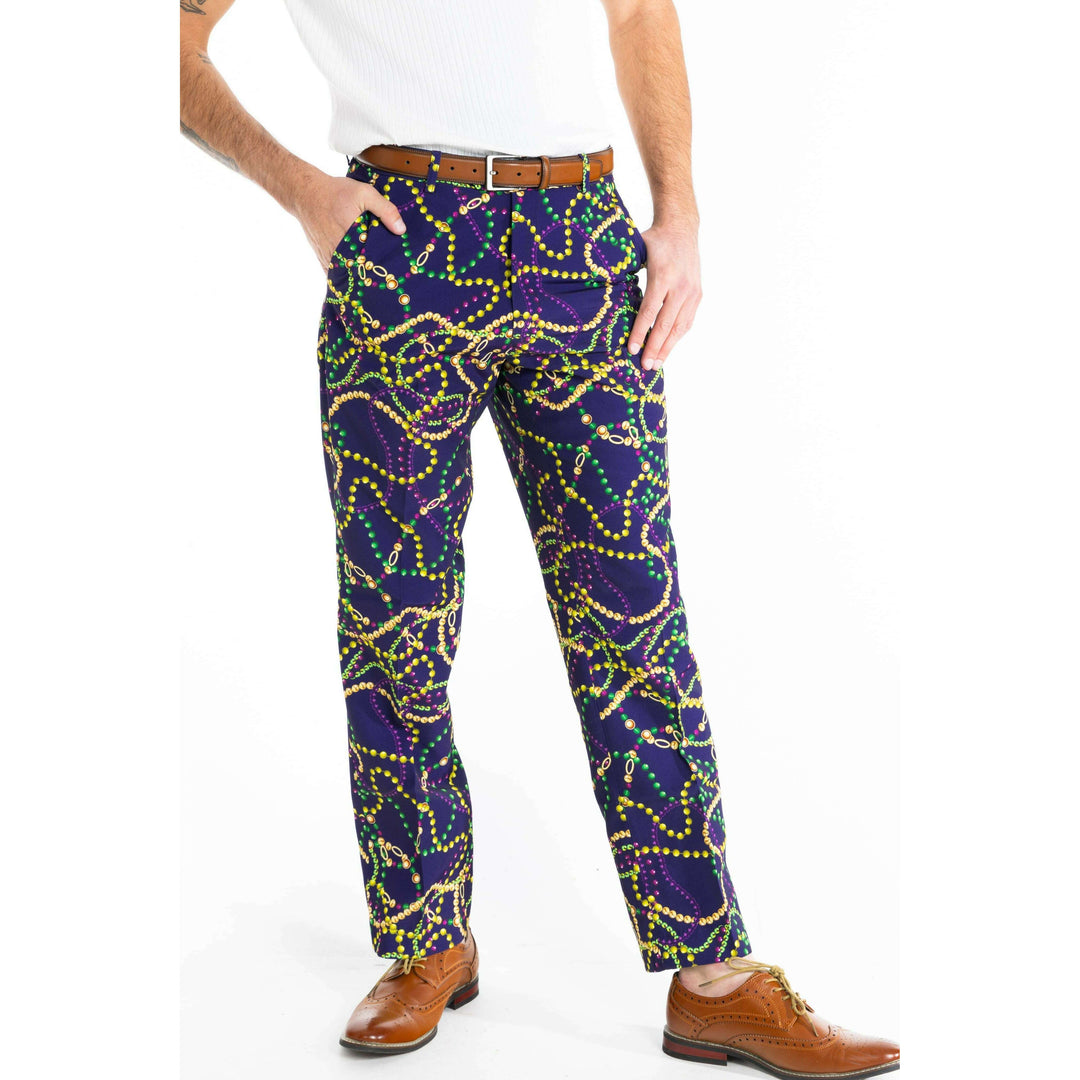 The Carnival Krewe | Mardi Gras Beads Suit Pants