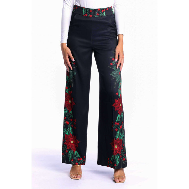 The Centerpiece | Poinsettia Women's Christmas Suit Pant