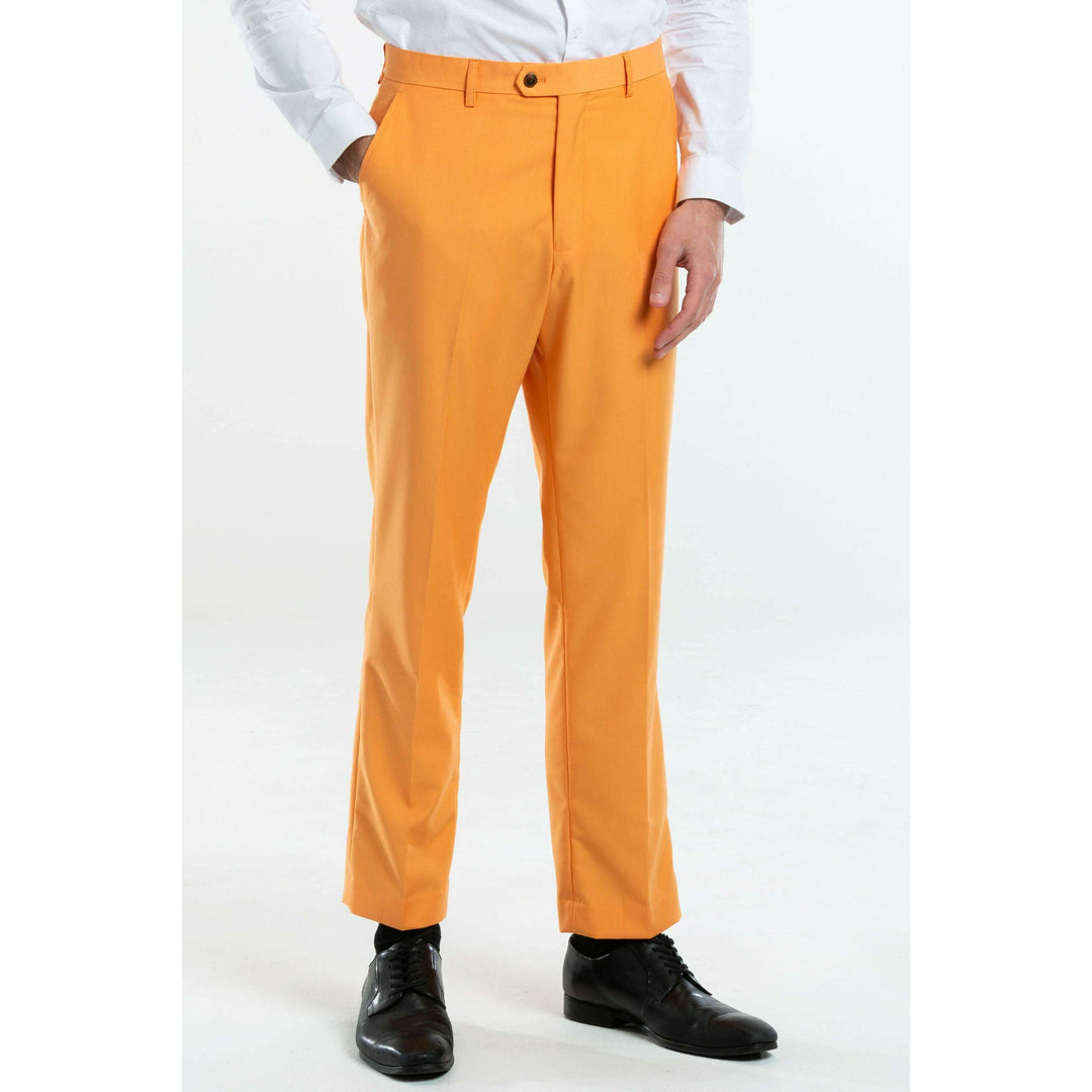 The Creamsicle | Orange Pastel Suit Pants