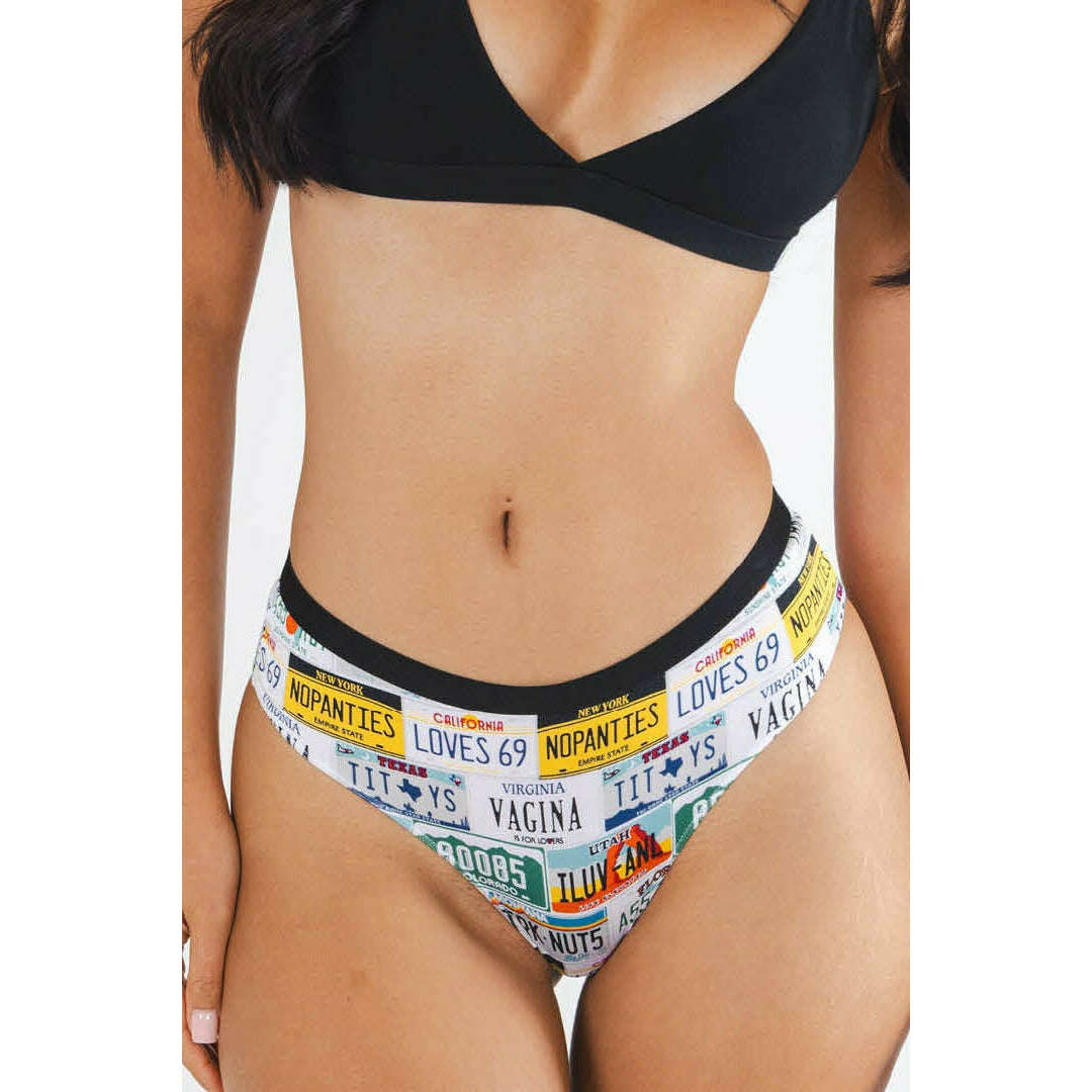 The DMV Catastrophe | License Plates Cheeky Underwear