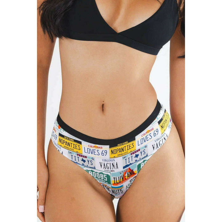 The DMV Catastrophe | License Plates Cheeky Underwear