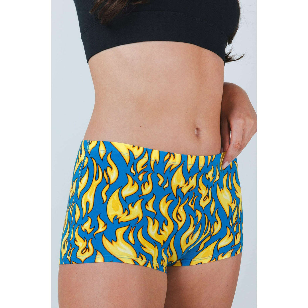The Fire Crotch | Flames Modal Boyshort Underwear