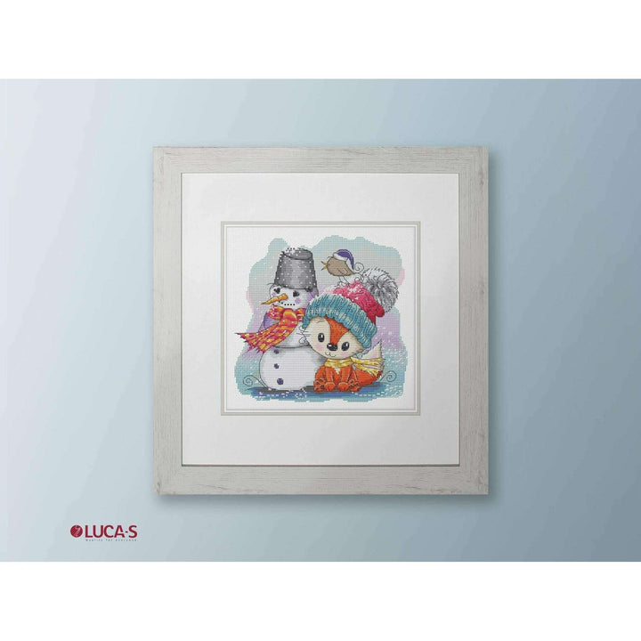 The fox & Friends B1200l Counted Cross-Stitch Kit