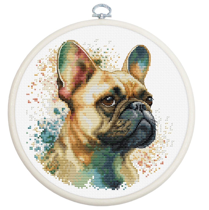 The French Bulldog BC207l Counted Cross-Stitch Kit