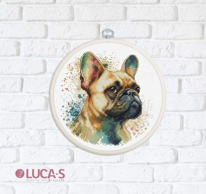 The French Bulldog BC207l Counted Cross-Stitch Kit