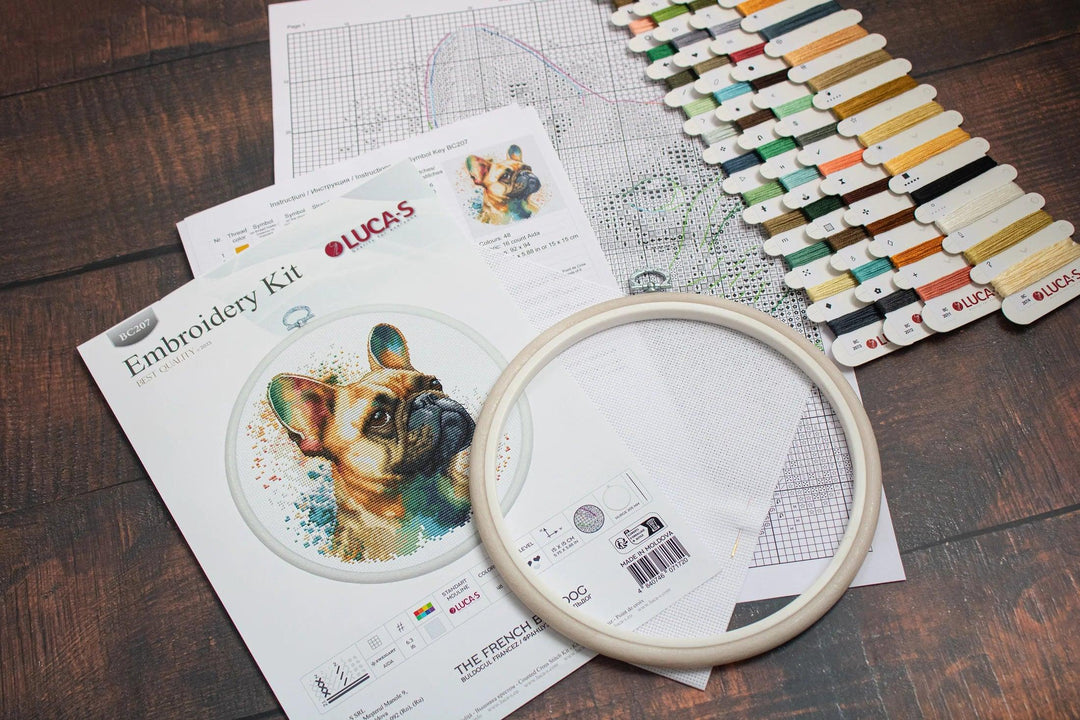 The French Bulldog BC207l Counted Cross-Stitch Kit