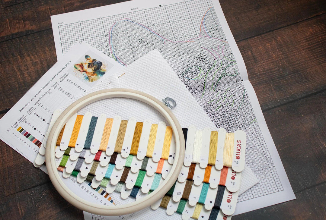 The French Bulldog BC207l Counted Cross-Stitch Kit