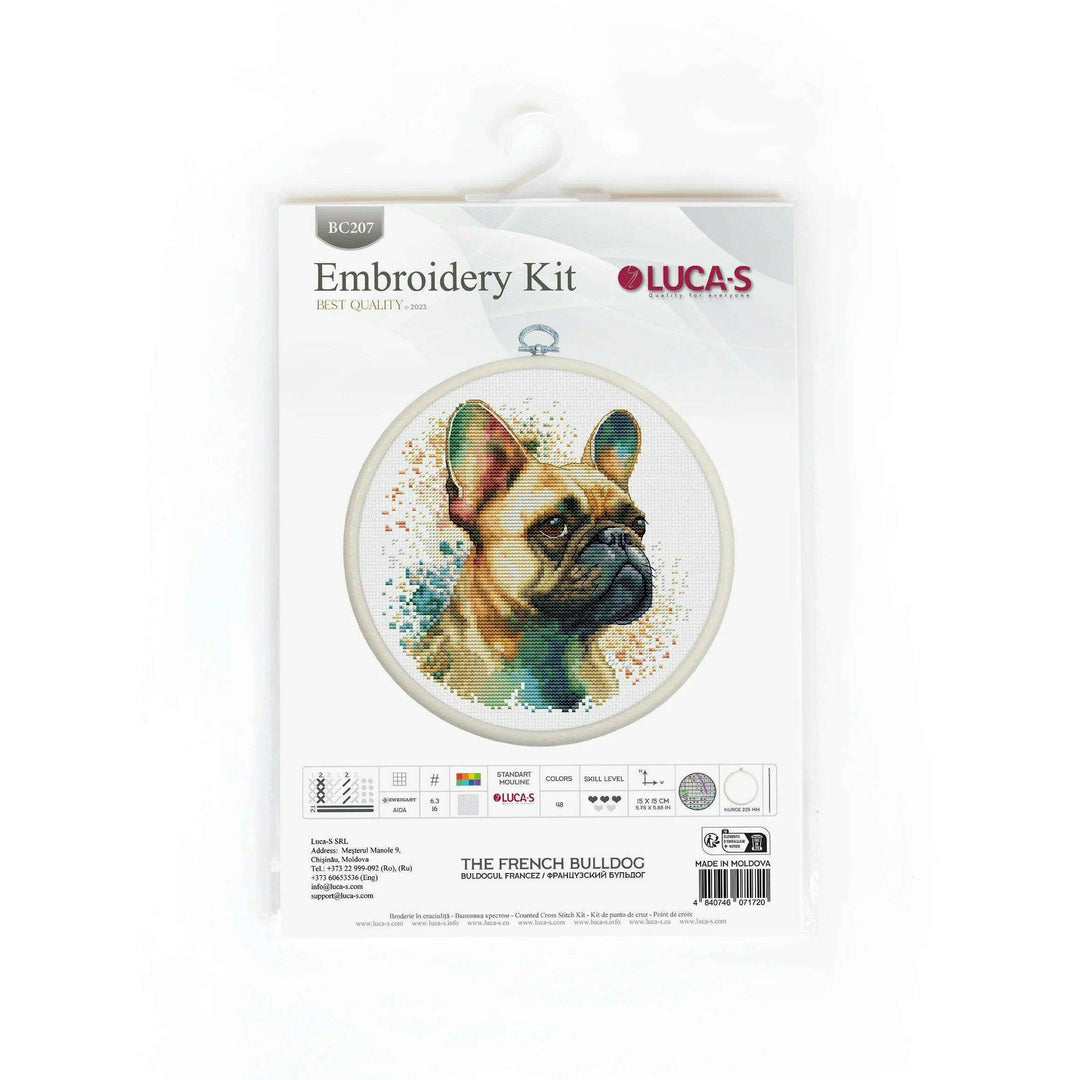 The French Bulldog BC207l Counted Cross-Stitch Kit