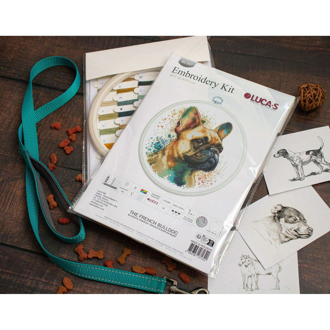 The French Bulldog BC207l Counted Cross-Stitch Kit