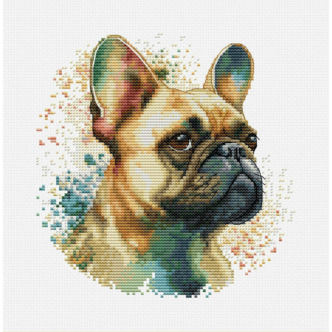 The French Bulldog BC207l Counted Cross-Stitch Kit