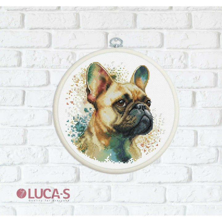 The French Bulldog BC207l Counted Cross-Stitch Kit