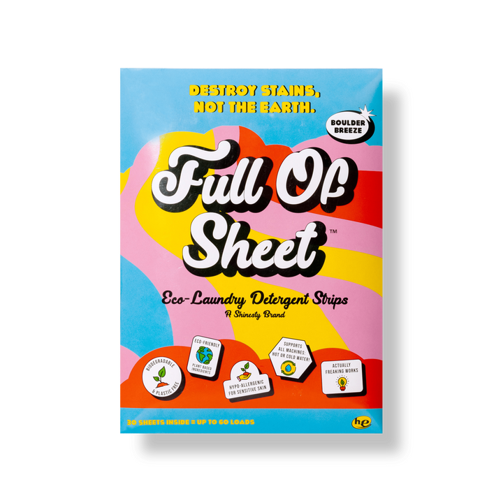 The Full Of Sheet | Boulder Breeze Eco-Laundry Detergent Strips