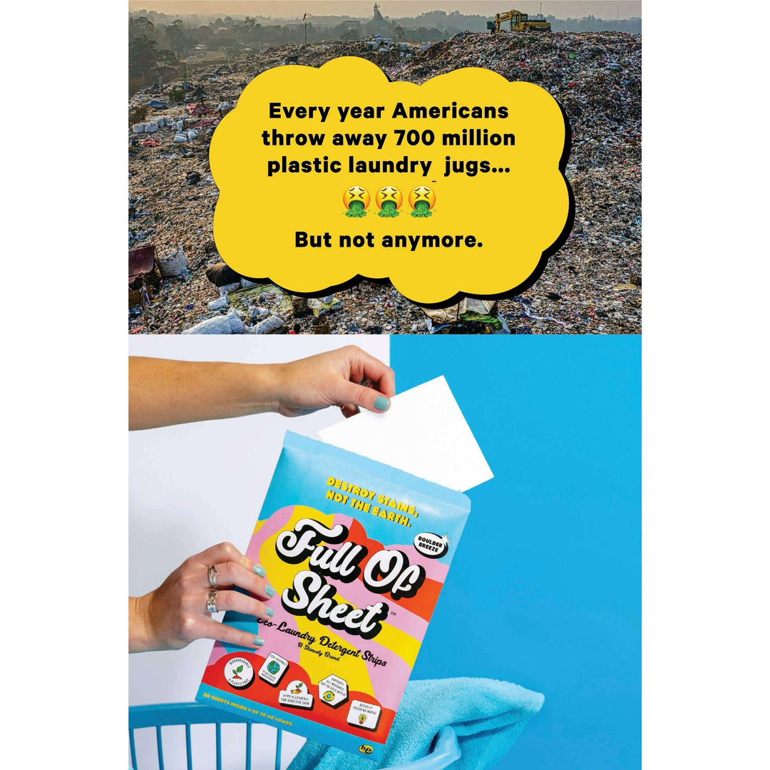 The Full Of Sheet | Boulder Breeze Eco-Laundry Detergent Strips