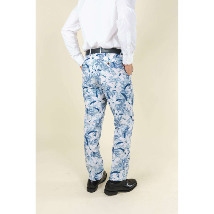 The Gilded Lily | Crosshatch Lilies Suit Pants