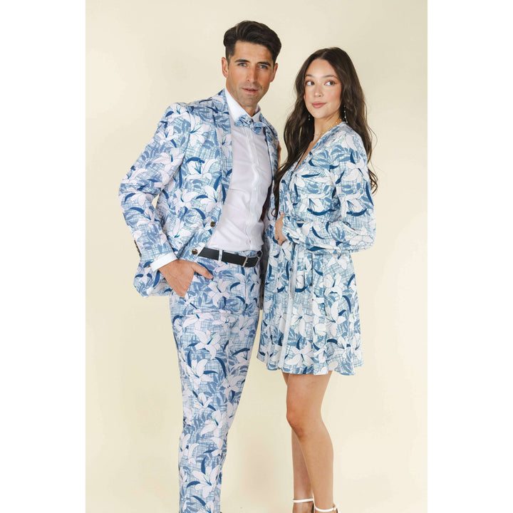 The Gilded Lily | Crosshatch Lilies Wrap Dress