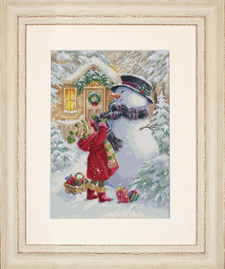 The Girl With G BU5018L Counted Cross-Stitch Kit