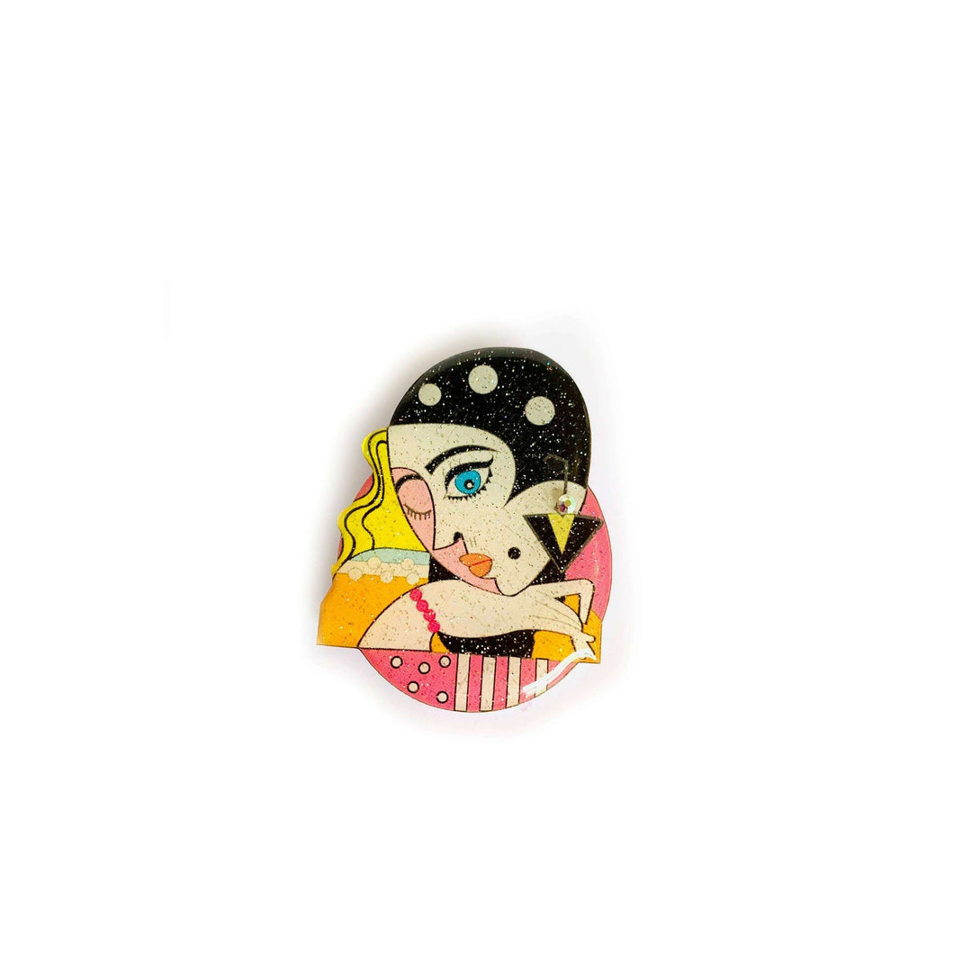The Glamour Girl Brooch by Rosie Rose Parker