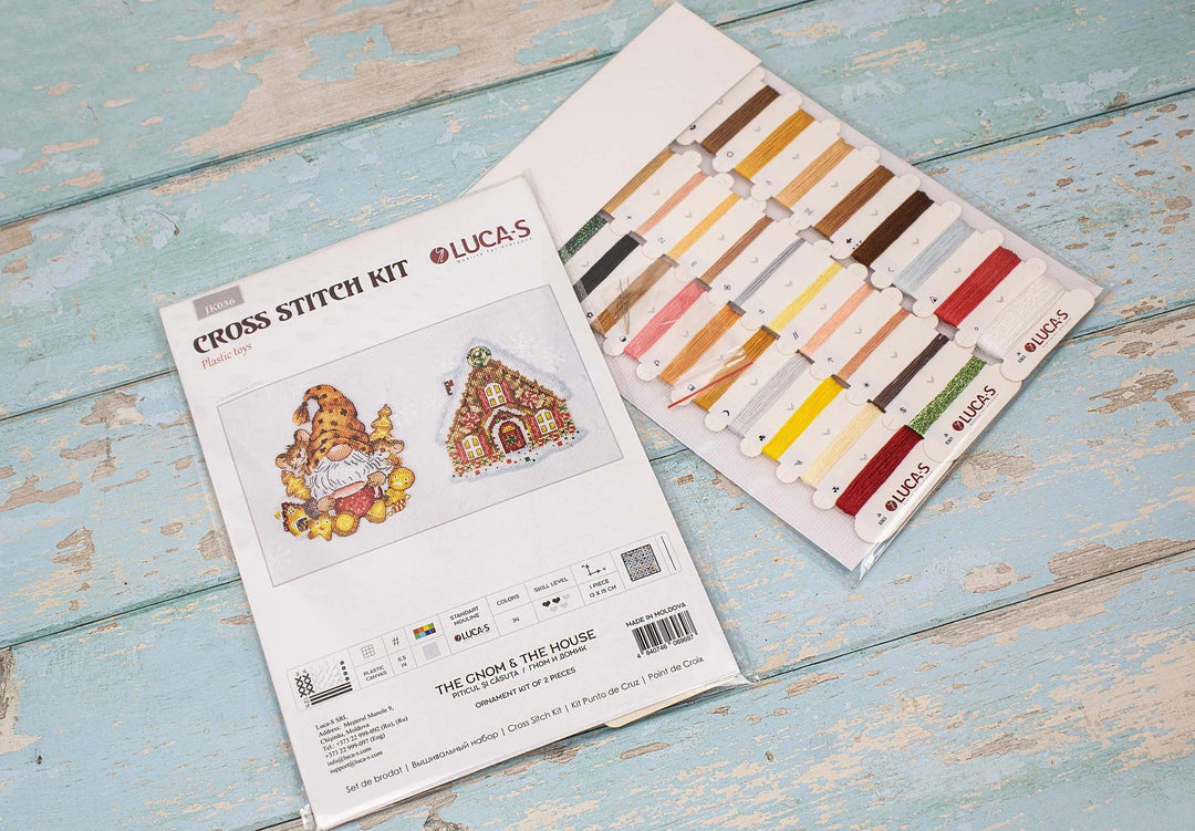 The Gnom & The House JK036L Counted Cross-Stitch Kit