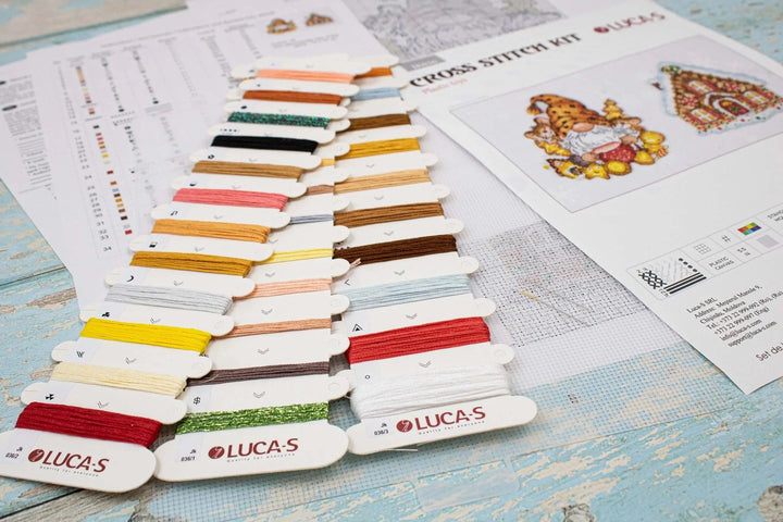 The Gnom & The House JK036L Counted Cross-Stitch Kit