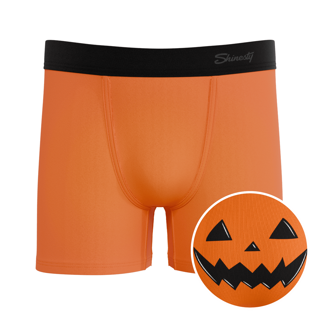The Good Gourd | Jack O Lantern Boy's Boxer Briefs