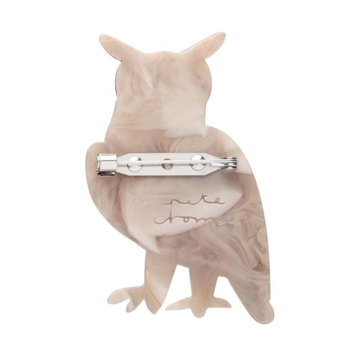 The Grand Great Horned Owl Brooch by Erstwilder 2