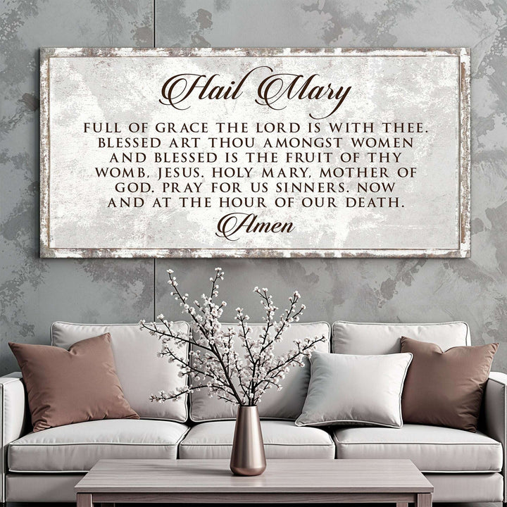 The Hail Mary Faith Sign II