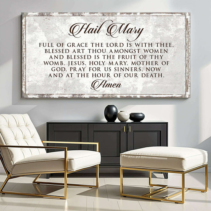 The Hail Mary Faith Sign II