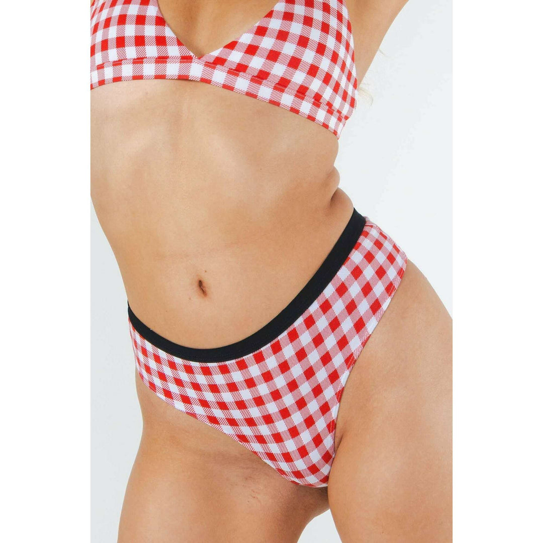 The Hot Diggity | Red Gingham Cheeky Underwear