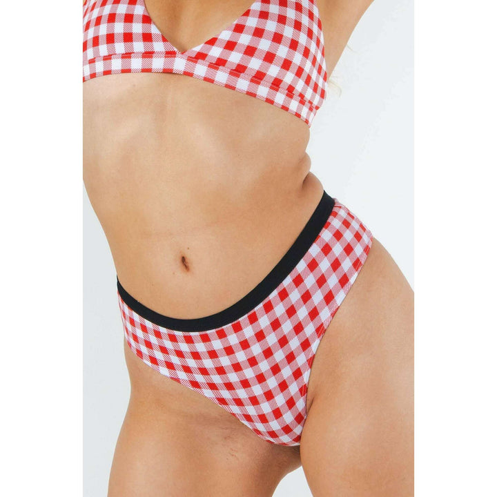 The Hot Diggity | Red Gingham Cheeky Underwear